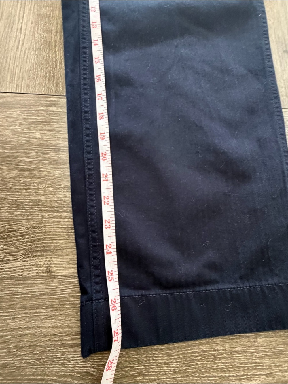 Tommy Hilfiger Navy Wide-Leg Drawstring Pants - Picture 9 of 9